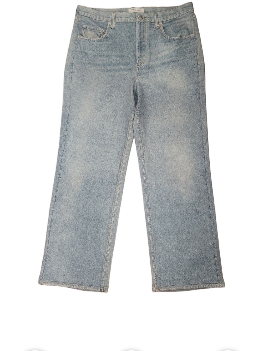 rag & bone Light Blue Sweatpant Jeans - Picture 6 of 11